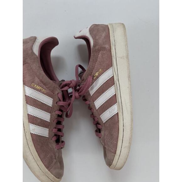 Adidas Women's Campus Shoe In Raw Pink - Picture 2 of 6